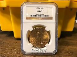 1924 $20 Dollar Gold Piece St. Gaudens MS63 US Coins Double Eagle