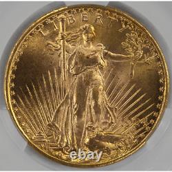 1924 $20 Gold Saint Gaudens Double Eagle CACG MS65+ CAC Lustrous Coin, PQ+