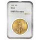 1924 $20 Gold Saint Gaudens Double Eagle Coin NGC MS 64