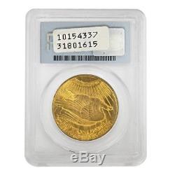 1924 $20 Gold Saint Gaudens Double Eagle Coin PCGS MS 64