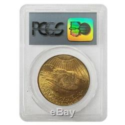 1924 $20 Gold Saint Gaudens Double Eagle Coin PCGS MS 66