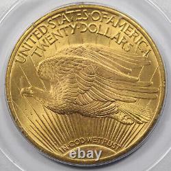 1924 $20 Gold Saint Gaudens Double Eagle PCGS CAC MS64 OGH Rattler