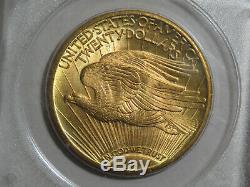 1924 $20 Gold Saint Gaudens Double Eagle PCGS MS65 Rattler