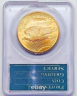 1924 $20 Gold Saint Gaudens PCGS Rattler MS63 CAC Double Eagle 268613