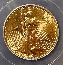 1924 $20 Gold St Gaudens Double Eagle ANACS MS63