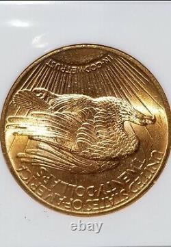 1924 $20 Gold St Gaudens Double Eagle GNC MS65