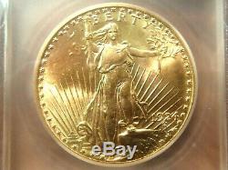 1924 $20 Gold St. Gaudens Double Eagle Icg Ms 64 Mint State Saint Gaudens