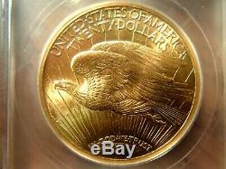1924 $20 Gold St. Gaudens Double Eagle Icg Ms 64 Mint State Saint Gaudens
