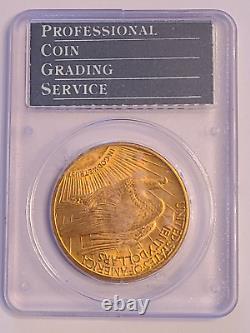 1924 $20 Gold St Gaudens Double Eagle Pcgs Mint State 63 Green Label (1986-1989)