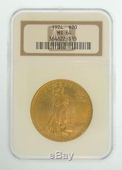 1924 $20 MS-64 NGC Gold Double Eagle Saint Gaudens Coin
