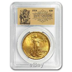 1924 $20 Saint-Gaudens Double Eagle BU PCGS (Prospector Label)