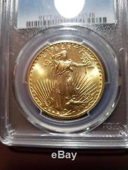 1924 $20 Saint Gaudens Double Eagle PCGS MS66+ Gem graded Philadelphia gold coin