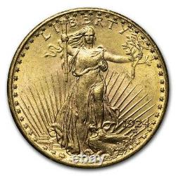 1924 $20 Saint-Gaudens Gold Double Eagle BU SKU#3554