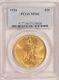 1924 $20 Saint Gaudens Gold Double Eagle Coin PCGS MS66 Holder Holder Pre-1933
