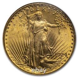 1924 $20 Saint-Gaudens Gold Double Eagle MS-64 NGC SKU#11180