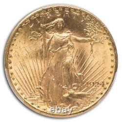 1924 $20 Saint-Gaudens Gold Double Eagle MS-64+ PCGS SKU#182907