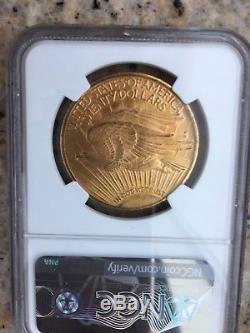 1924 $20 Saint Gaudens Gold Double Eagle NGC Graded MS64