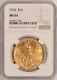 1924 $20 Saint Gaudens Gold Double Eagle NGC MS64 Pre-1933 Gold