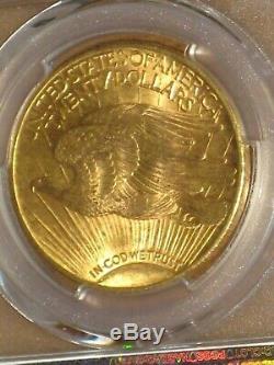 1924 $20 Saint Gaudens Gold Double Eagle PCGS MS63