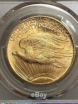1924 $20 Saint Gaudens Gold Double Eagle PCGS MS66! 81879095
