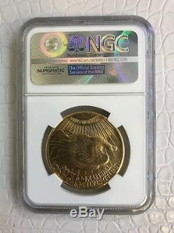 1924 $20 St. Gaudens Double Eagle Gold Coin UNC Details NGC