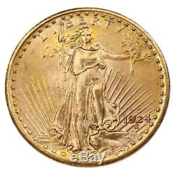 1924 $20 St. Gaudens Double Eagle in Choice BU Condition! Great US Gold