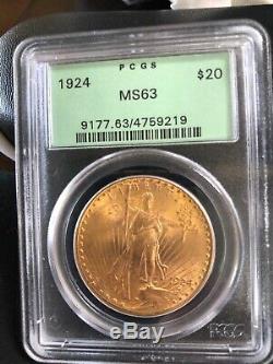 1924 $20 St Gaudens Gold Double Eagle