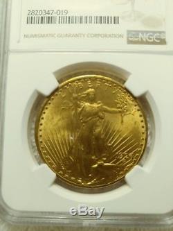 1924 $20 St Gaudens Gold Double Eagle Coin Ngc Certified Ms64
