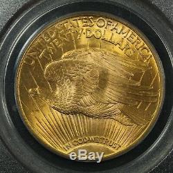 1924 $20 Twenty Dollar Gold St. Gaudens Double Eagle PCGS MS 63 OGH
