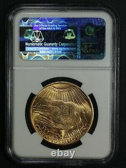 1924 $20 Twenty Dollar St Gaudens Gold Double Eagle NGC MS 63
