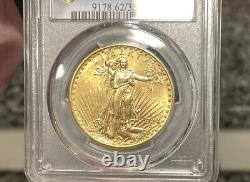 1924-D PCGS MS62 Saint Gaudens $20 Gold Double Eagle