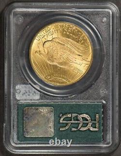 1924 G$20 Saint-Gaudens Gold Double Eagle OGH Doily Label PCGS MS 62 X1353