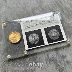 1924 Gold $20 Dollar Saint Gaudens Double Eagle Early ANACS 1985 slab MS 63 65