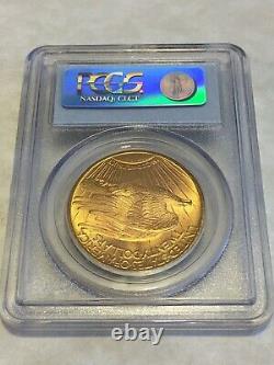1924 MS64 PCGS Saint Gaudens Double Eagle $20 Gold Coin PQ great appeal verynice