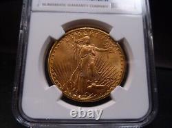 1924 MS65 St Gaudens Gold Double Eagle NGC Certified Gem