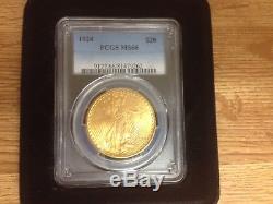 1924 P $20 Gold St. Gaudens Double Eagle NGC MS 66