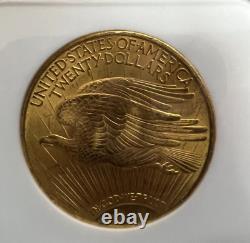 1924-P $20 Saint Gaudens NGC MS64 Gold Double Eagle choice coin RP-119