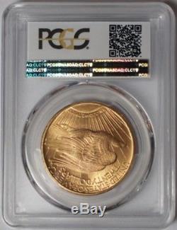 1924 Saint-Gaudens ($20) gold double eagle graded PCGS MS65 (aka Gem BU)