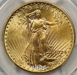 1924 Saint Gaudens Double Eagle Gold $20 MS 63 PCGS Secure Shield
