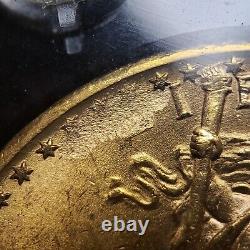 1924 Saint Gaudens Gold Double Eagle Mint Error Stk Thru Strong BU G1756