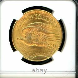 1924 US $20 Gold Saint Gaudens Double Eagle $20 NGC MS 62 Choice Gem Type Coin