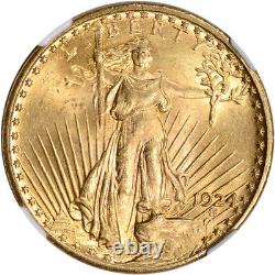 1924 US Gold $20 Saint-Gaudens Double Eagle NGC MS65