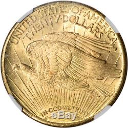 1924 US Gold $20 Saint-Gaudens Double Eagle NGC MS66