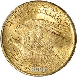 1924 US Gold $20 Saint-Gaudens Double Eagle PCGS MS64+