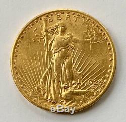 1924 gold st. Gaudens double eagle 20 coin