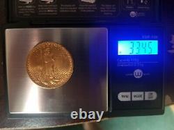 1924 gold st. Gaudens double eagle 20 coin Not Graded