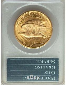 1925 $20 GOLD PCGS MS65 OGH RATTLER St. GAUDENS DOUBLE Eagle Dollar GEM