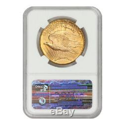 1925 $20 Gold Saint Gaudens NGC MS66 Gem Graded Philadelphia Mint Double Eagle