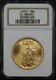 1925 $20 Gold St. Gaudens Double Eagle NGC MS63