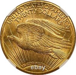 1925 $20 NGC UNC Details Saint-Gaudens Gold Double Eagle